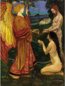 The Angel Before Adam And Eve