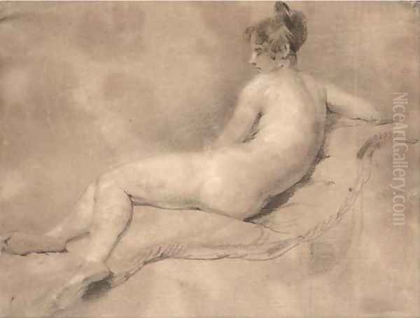 Reclining female nude - view 1