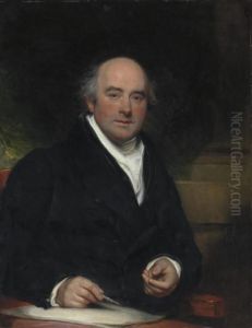 Portrait Of Sir Francis Leggatt Chantrey, R.a. (1781-1841) by Martin Archer Shee