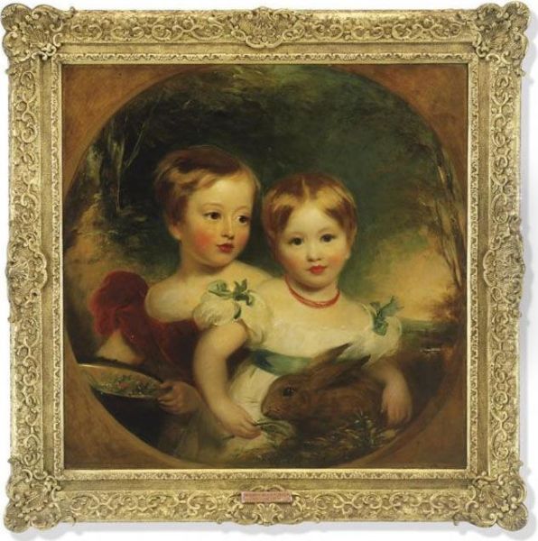 Double Portrait Of The Artist's Daughters - view 1