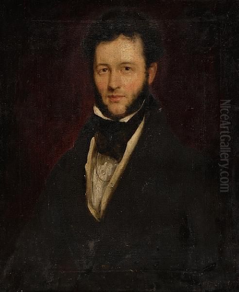 Portrait Of A Gentleman In Black - view 1