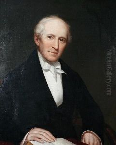 A Portrait Of A Gentleman Reading At A Table