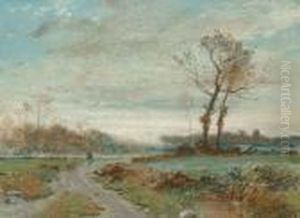 Figure On A Rural Lane