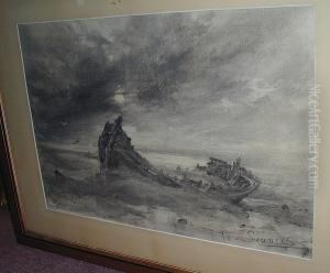 A Wreck In The Sands by George Sheffield