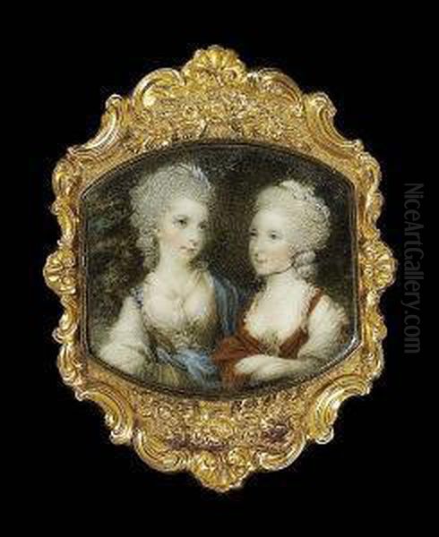 A Double Portrait Of Two Ladies - view 1