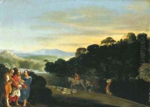 Christ on the road to Emmaus