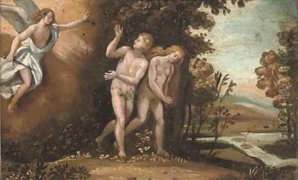 The Expulsion of Adam and Eve - view 1