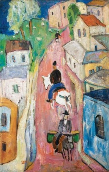 Riders In Safed - view 1