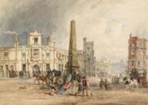 The Obelisk, St. George's Circus, London by George Shepherd