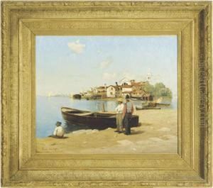 Fishermen In The Lagoon Of Venice