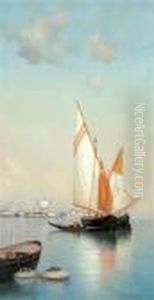 Venetian Lagoon With Sta. Maria Delle Salute by Warren W. Sheppard