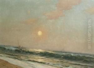 Ship In Moonlight by Warren W. Sheppard