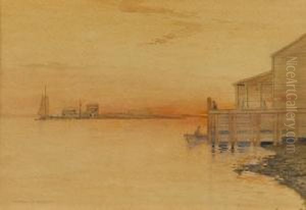 Untitled (the Dock At Twilight) - view 1