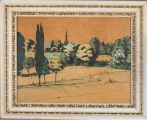 Hampstead View; Park Scene by George Sheringham