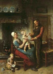 Domestic bliss by Johannes Hinderikus Egenberger