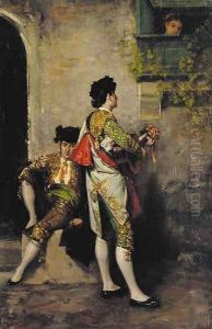 The Serenade by Rogelio De Egusquiza Barrena