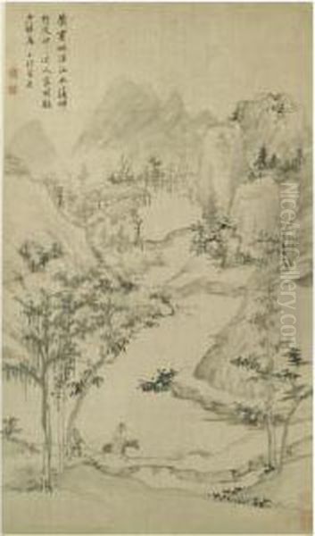 Landscape With Man On Horseback - view 1