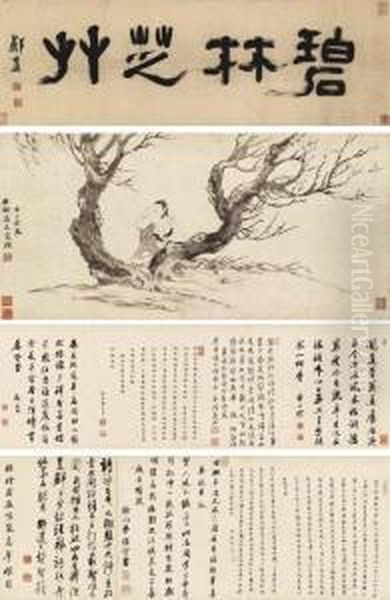 Contemplation In A Winter Forest - view 1
