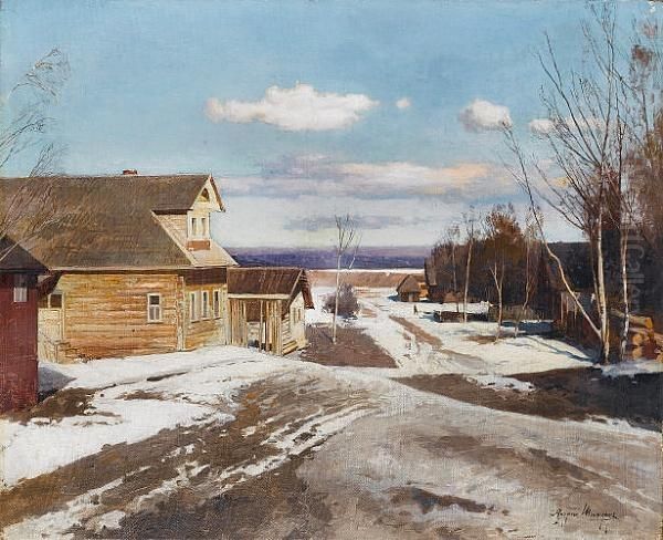 Thaw In The Village - view 1