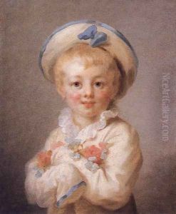 A Boy as Pierrot 1776-80 by Jean-Honore Fragonard