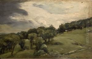 Gathering Apples by Walter Shirlaw