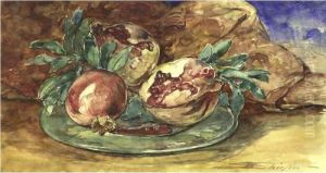 Still Life With Pomegranates by Walter Shirlaw