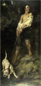 Eager For The Fray by Walter Shirlaw