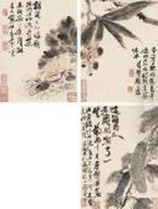 Flowers And Fruits by Shitao Daoji