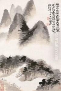 Fishing Alone In The Autumn by Shitao Daoji