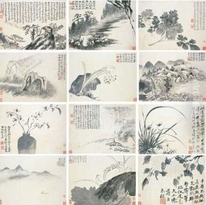 Landscapes And Flowers by Shitao Daoji