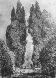 Cypresses in the Garden Avenue of the Villa c. 1760