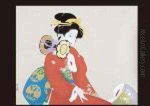 Sound Of Tsuzumi by Uemura Shoen