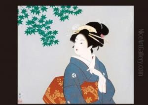 Fresh Leaves by Uemura Shoen