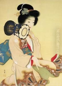 Bijin Zu (beauty) by Uemura Shoen