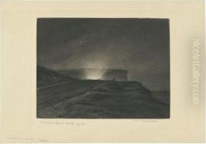 Headlights Over The Hill (seaford). by Frank Short