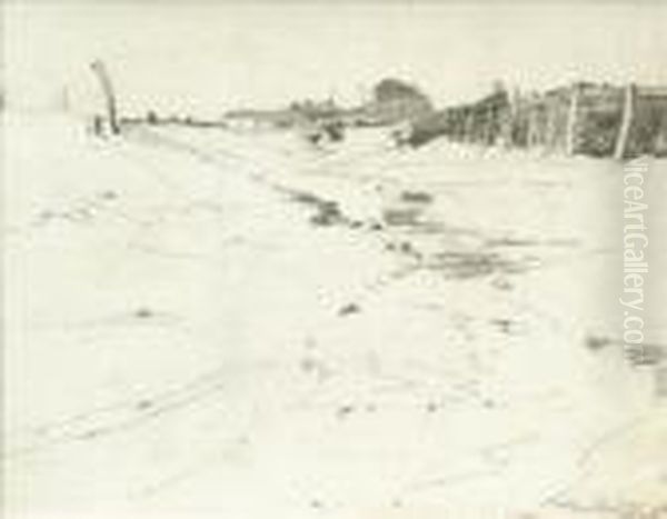 Estuary At Low Tide - view 1
