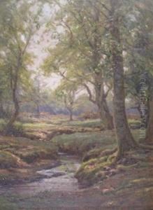 A New Forest Stream by Frederik Golden Short