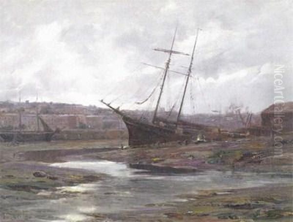 View Of Falmouth At Low Tide - view 1