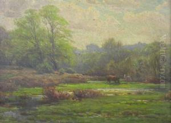 New Forest Scene With Horses - view 1