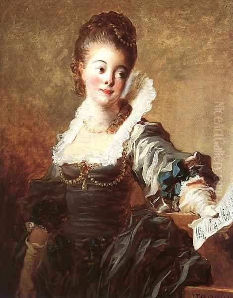 Portrait of a Singer Holding a Sheet of Music 1769 - view 1