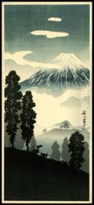 Mt. Fuji Above Clouds by Hiroaki Shotei