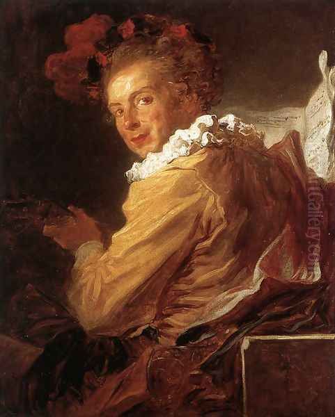 Man Playing An Instrument (The Music) (Monsieur de la Bretèche) 1769 - view 1