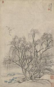 Willows by Yun Shouping