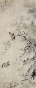 Bird And Plum Blossoms by Yun Shouping