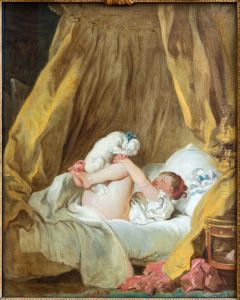 La Gimblette Girl with a Dog
