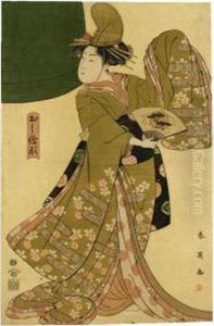 ````````musume Dojo-ji' From The Series ````````oshi-e Gata' by Katsukawa Shunei