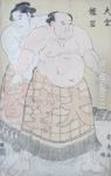 Sumo Wrestlers - view 1