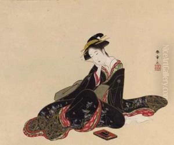 Beauty Writing A Letter - view 1