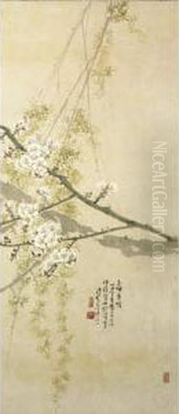 Plum Blossom And Willow - view 1