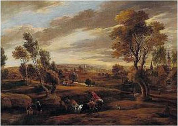 A Landscape With A Drover - view 1